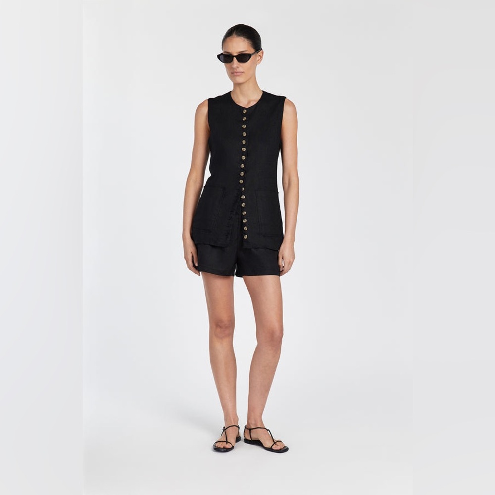 Dissh Tilly Linen vest - size 10